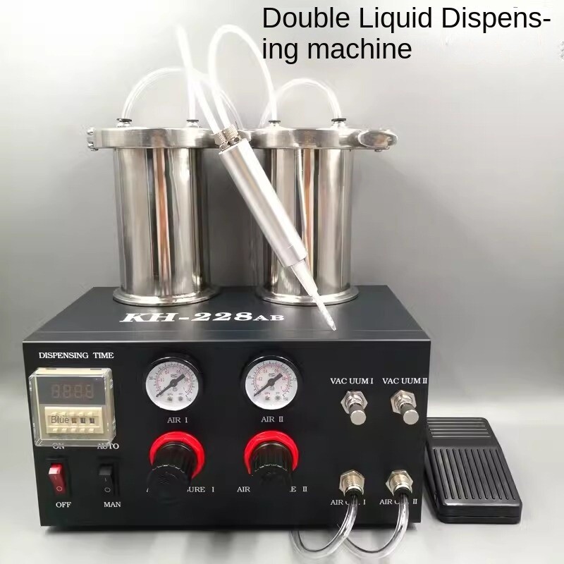 Automatic Double Liquid Dispenser Glue Glue Applying Machine