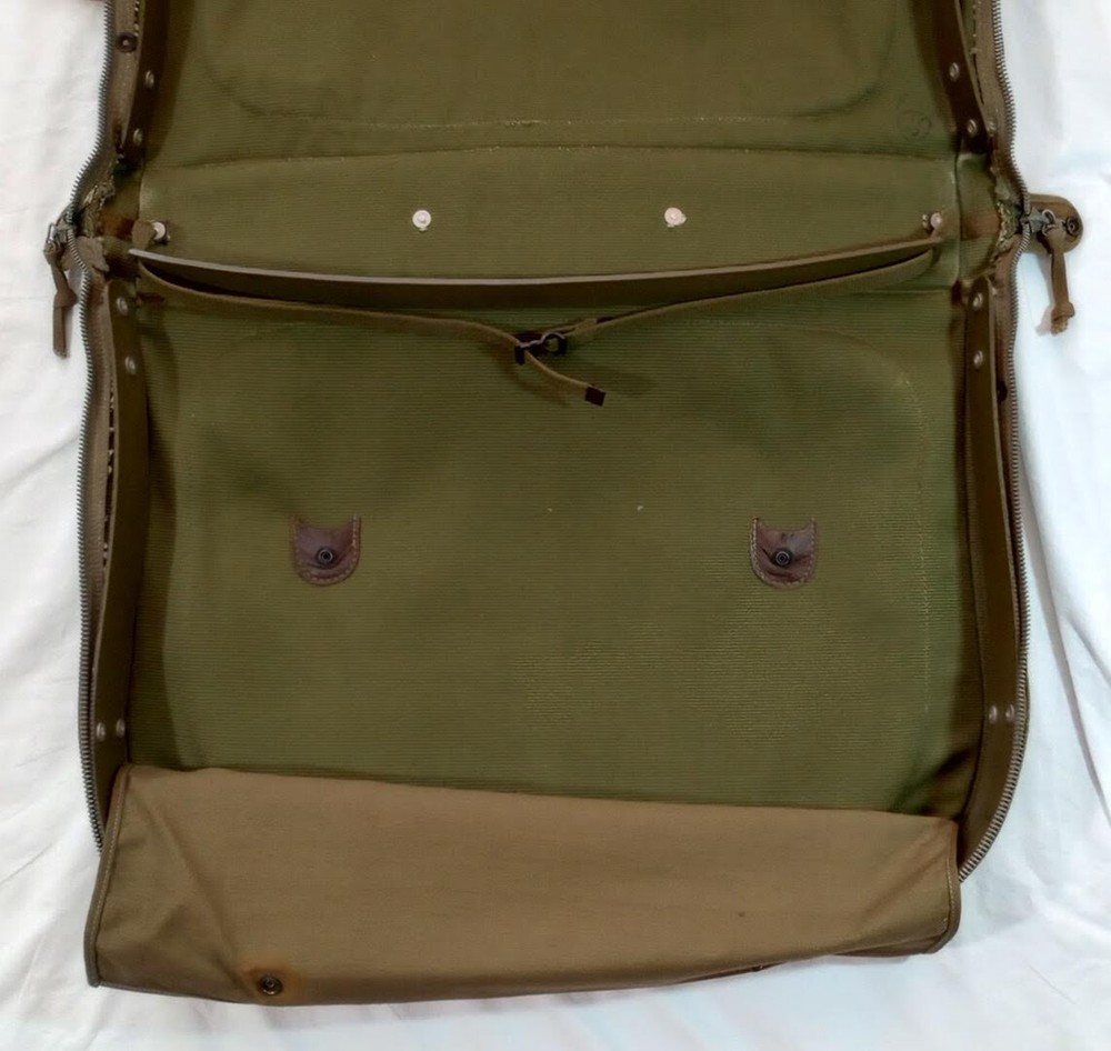 Original WW2 Air Force Army Type B-4 Flyers Canvas Pilot Crew Bag