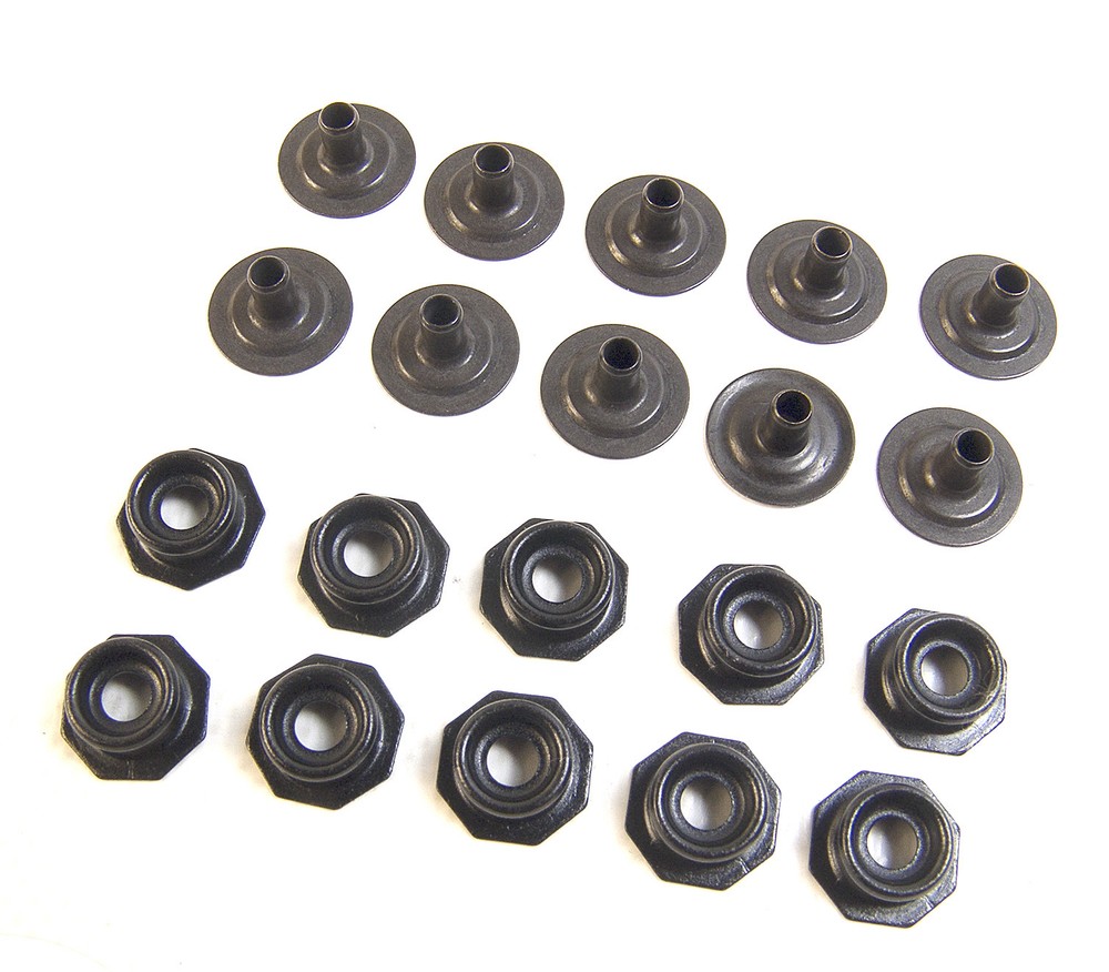 Pull The Dot Snap Fastener, Stud & Eyelet Only, Black Finish, 10 Piece