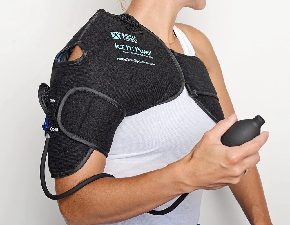 Battle Creek Ice It! Pump Cold & Compression Therapy Wrap Shoulder