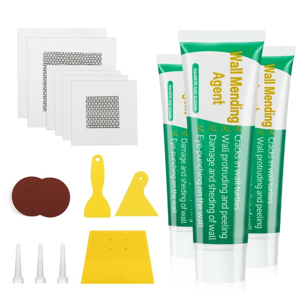 GASRONS Drywall Repair Kit, 3 Pack Wall Paste, Mending 3