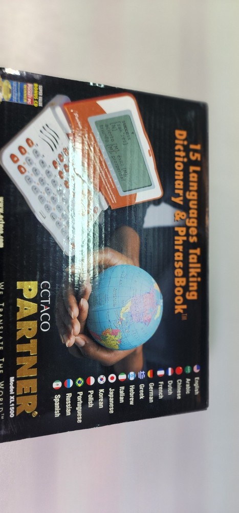 ECTACO PARTNER XL1500 15 Languages Talking Dictionary & Phrasebook.