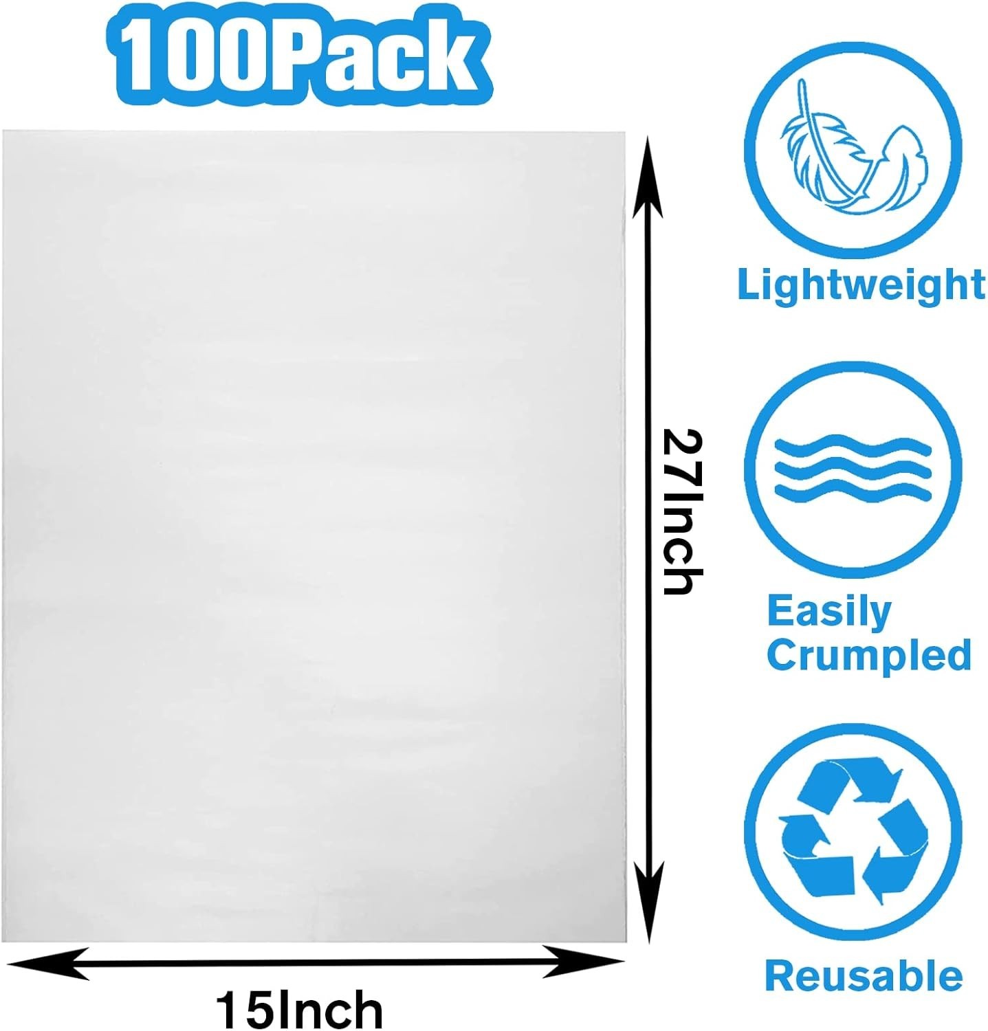 Packing Paper for Moving, Newsprint Packing Paper Sheets for Shipping Transporta