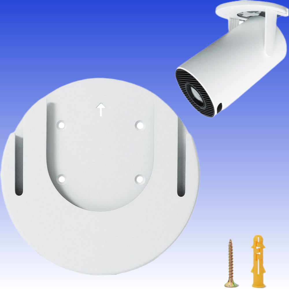 HY300PRO Mini Projector Ceiling Mount HY300 PRO 4k Projector Round Ceiling