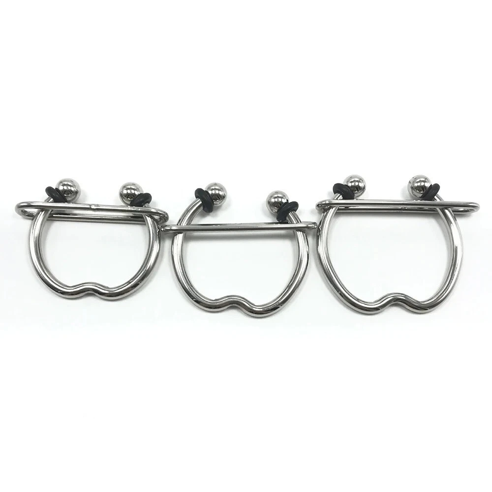 Stainless Steel Penis Stretcher Balls Enhancer Delay Ejaculation Training Ring