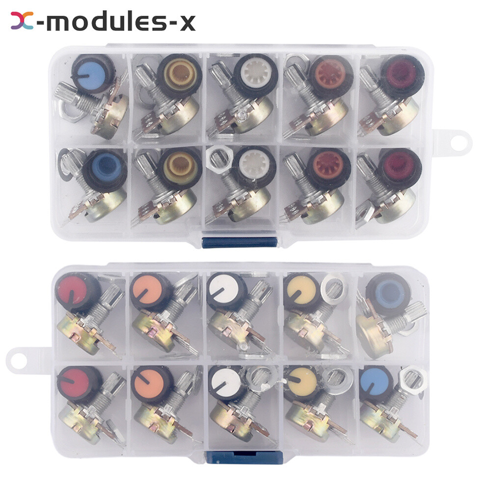 Rotating Cap Single Amplifier Adjustable Potentiometer WH148 Resistor kit DIY