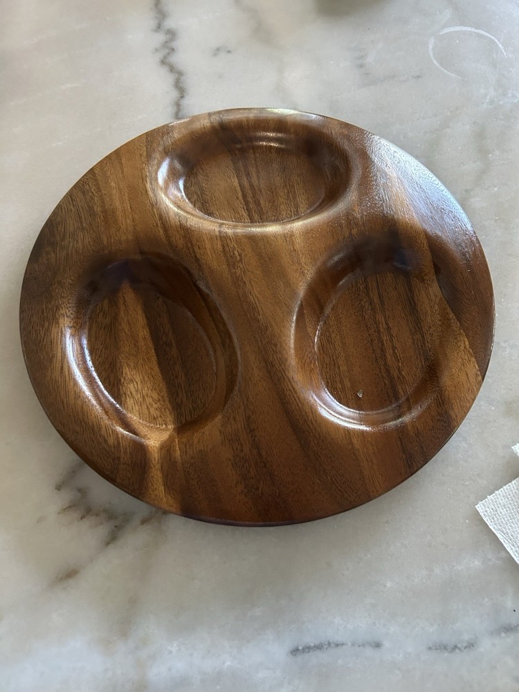 Nambe Teak Serving Platter