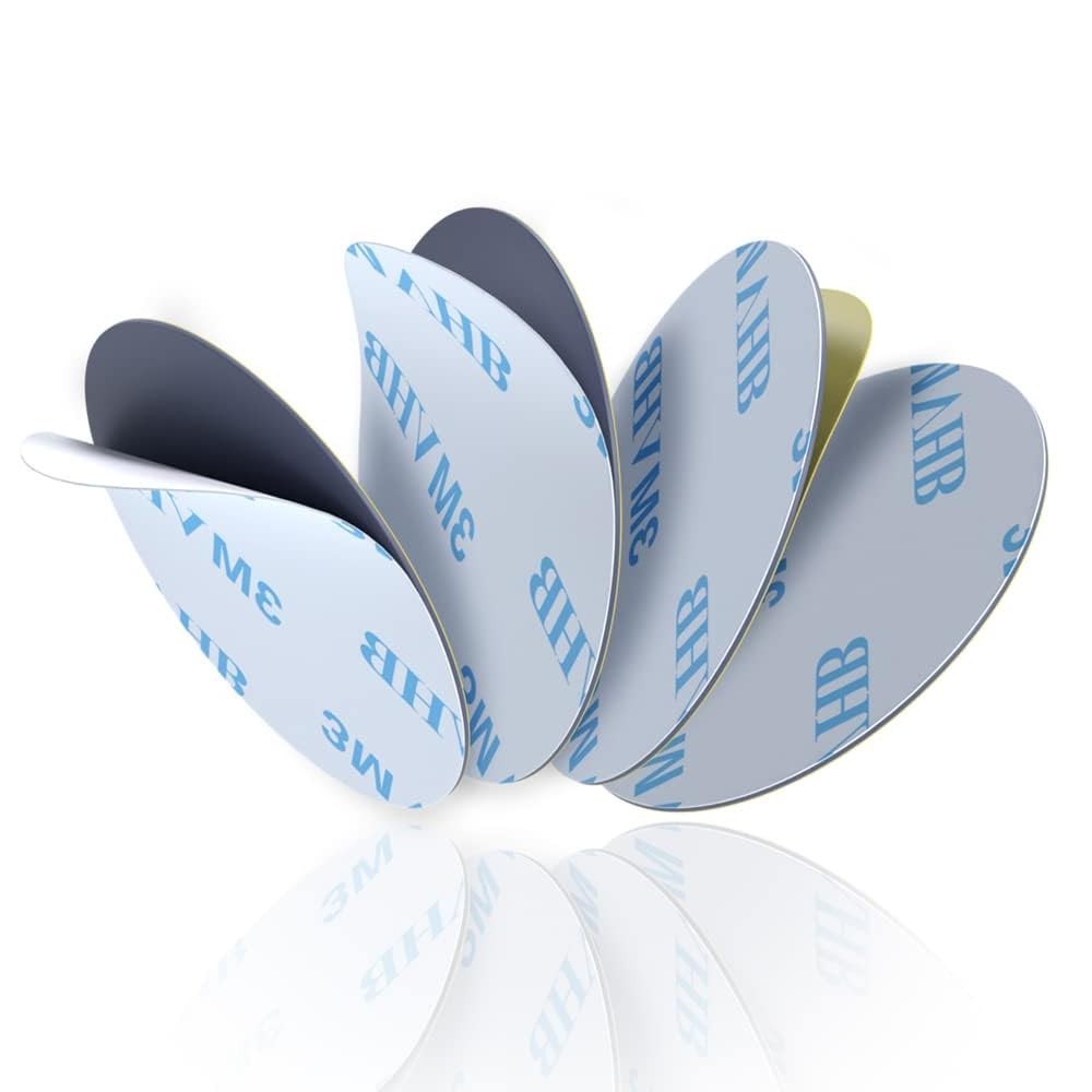 Durable Double-Sided Adhesive Circles – 4 Pack, Ideal for Various Surfaces