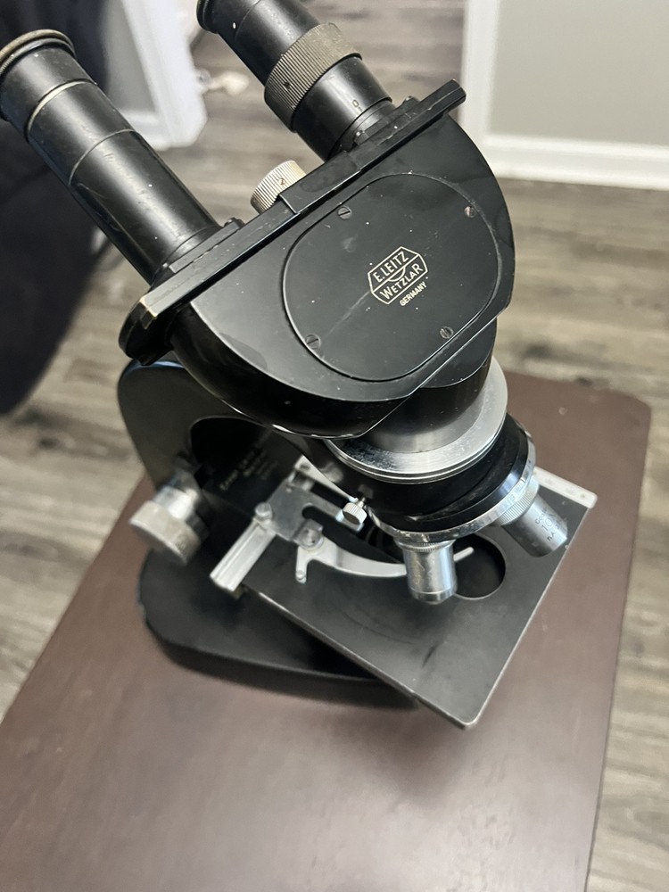 Ernst Leitz Wetzlar Microscope Vintage Leitz Microscope
