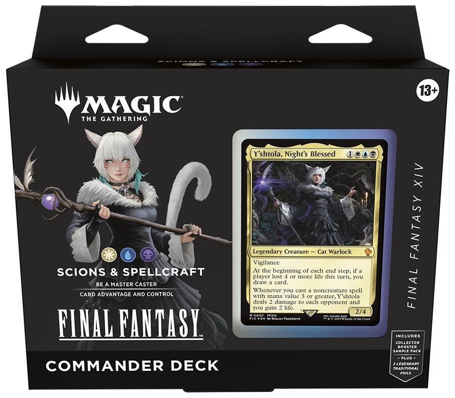 Final Fantasy Scions and Spellcraft Commander Deck Sealed Magic The Gathering
