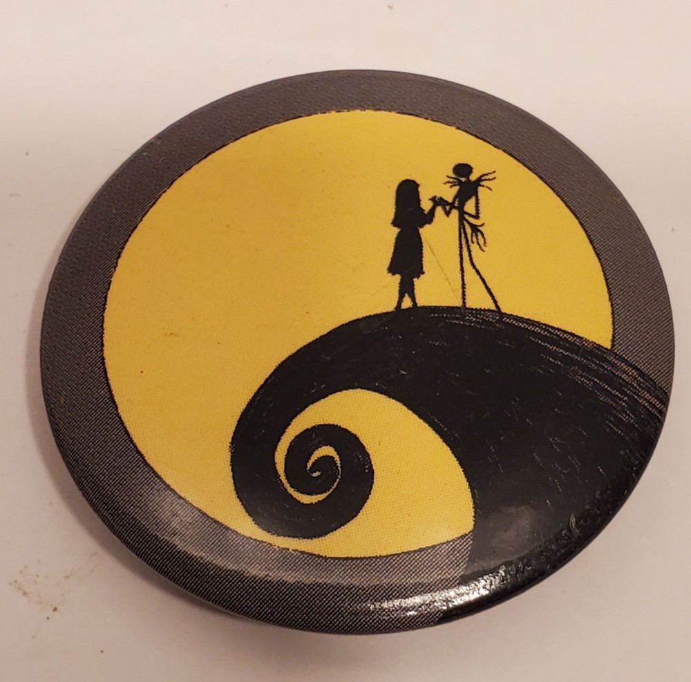 Nightmare Before Christmas  1-7/16" Pin  Button  Pinback