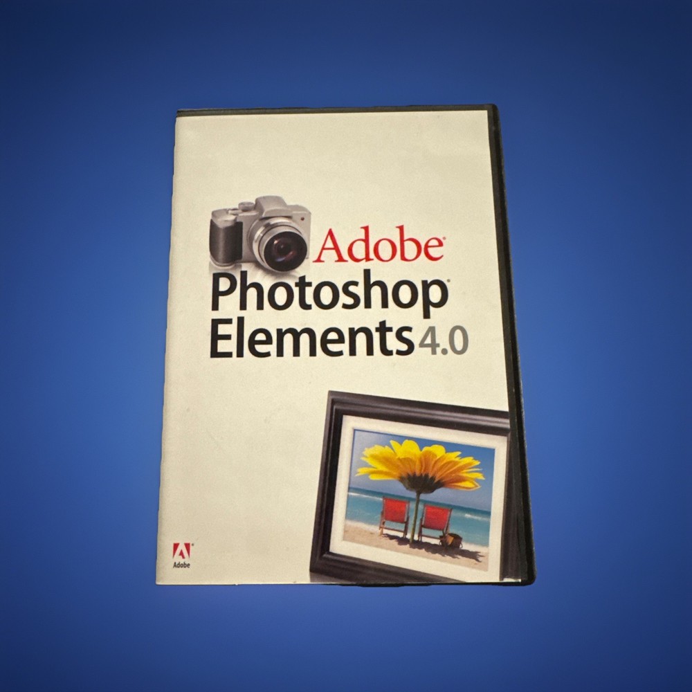 Adobe Photoshop Elements 4.0 for Windows XP Full Retail Version 4