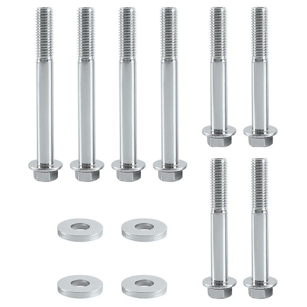 Durable LS Engine Stand Bolt Kit - 12 Flange Bolts for Secure Engine Support