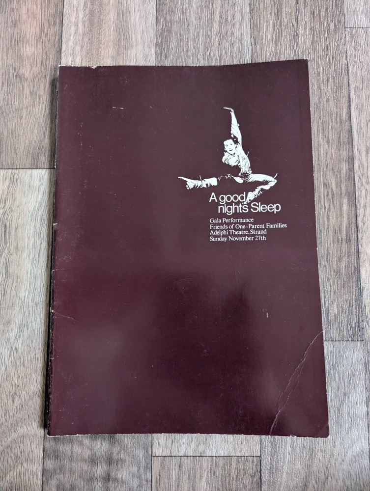 Multiple Hand Signed Programme for A Good Nights Sleep - Gala Adelphi Theatre