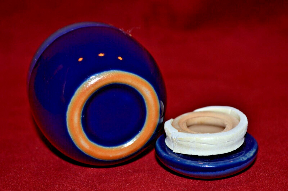 Small Ceramic Jar with Tight Lid For Keepsakes, Ashes, Herbs...