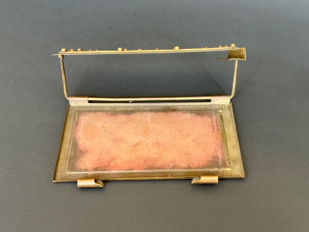 Weimar Germany ANTIQUE Bronze Case Notebook Paper Box