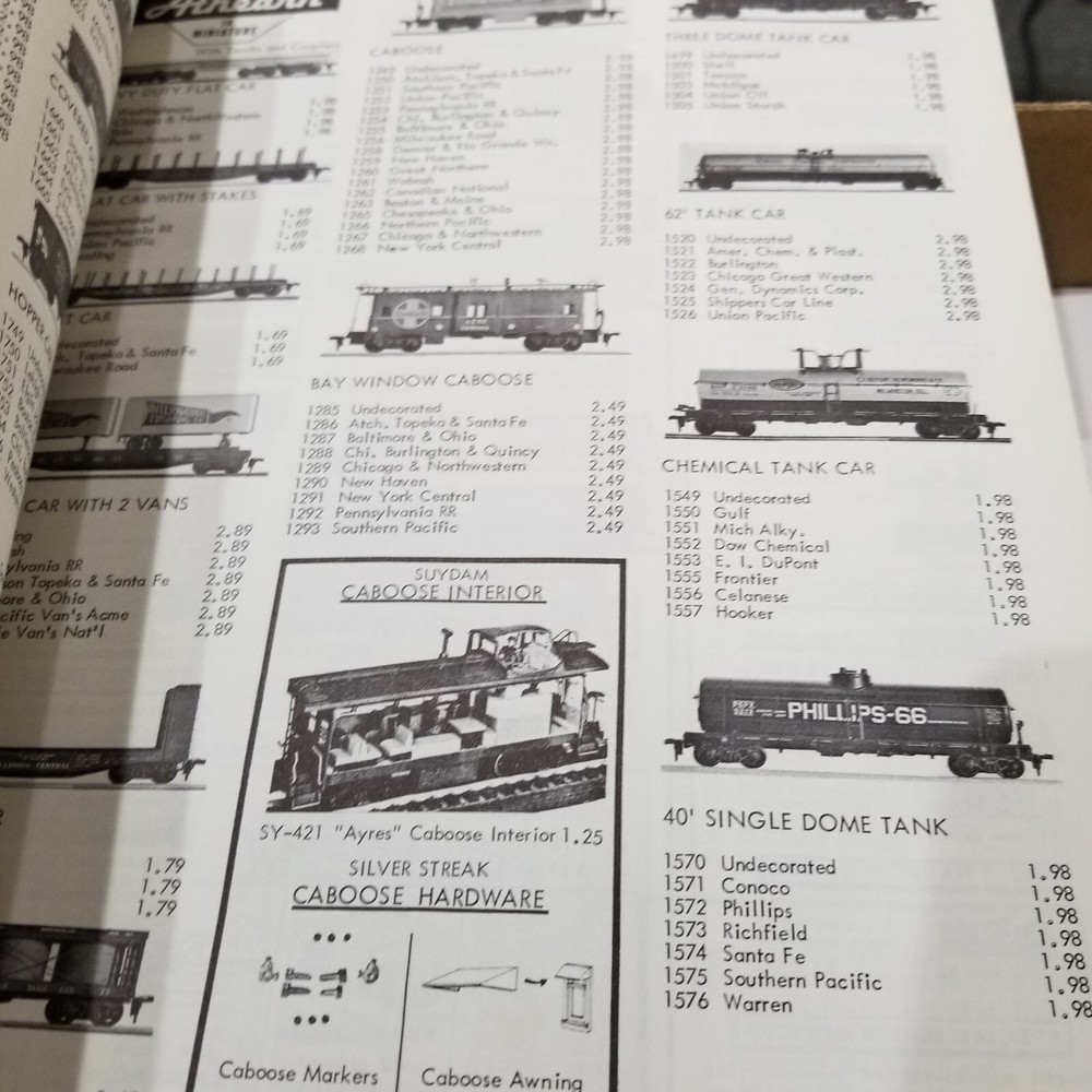 1971 Walthers HO Train Scale Catalog Reference Book