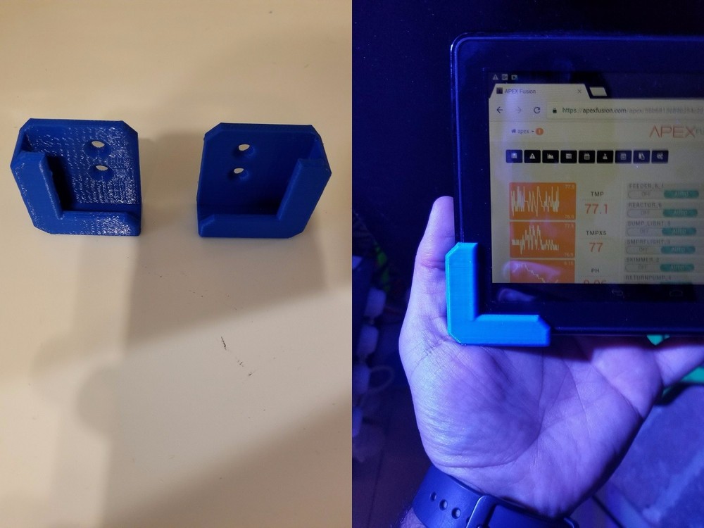 Kindle Fire Wall Mount Brackets - 3D printed - Many Colors
