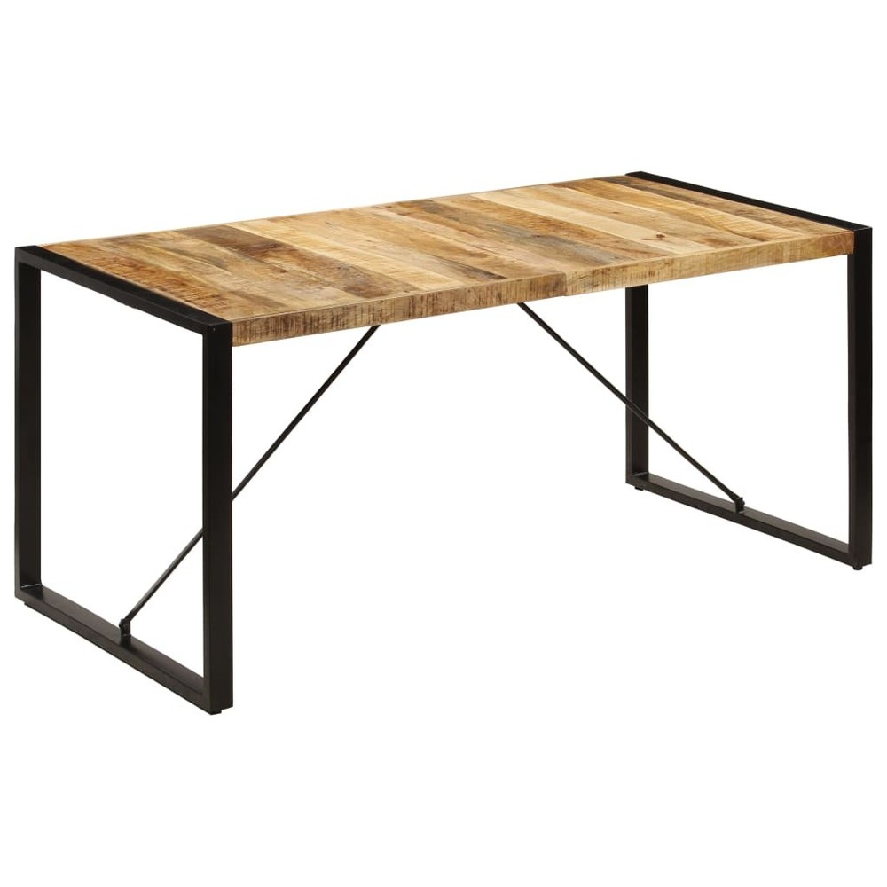 Dining Table Kitchen Table Dining Room Dinner Table Solid Mango Wood vidaXL