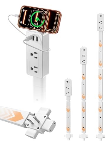 Electrical Outlet Extender Features USB-C, 2 USB-A, 2 AC Outlets, 1 Pack