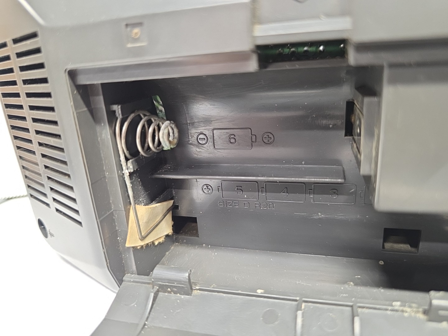 Sony CFS-W501 Soundrider AM FM Dual Cassette Player Only Side B/ Radio Working