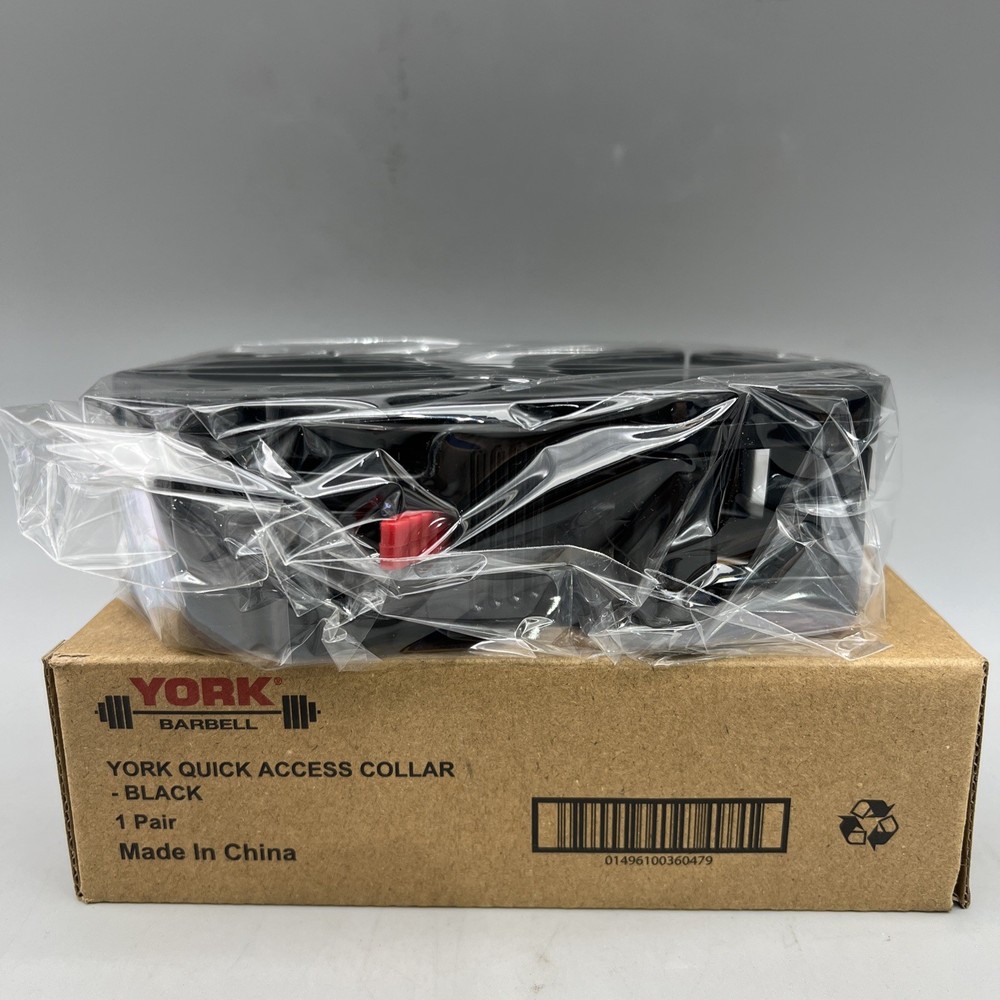 York 36047 Quick Access Collar Black Pair