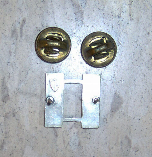Collar Bar Pin WW2 silver genuine