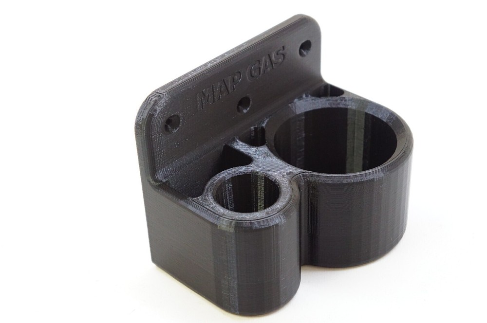 Wall Mount Holder Bracket for Map Pro Propane Gas Bottle & Torch For Benzomatic