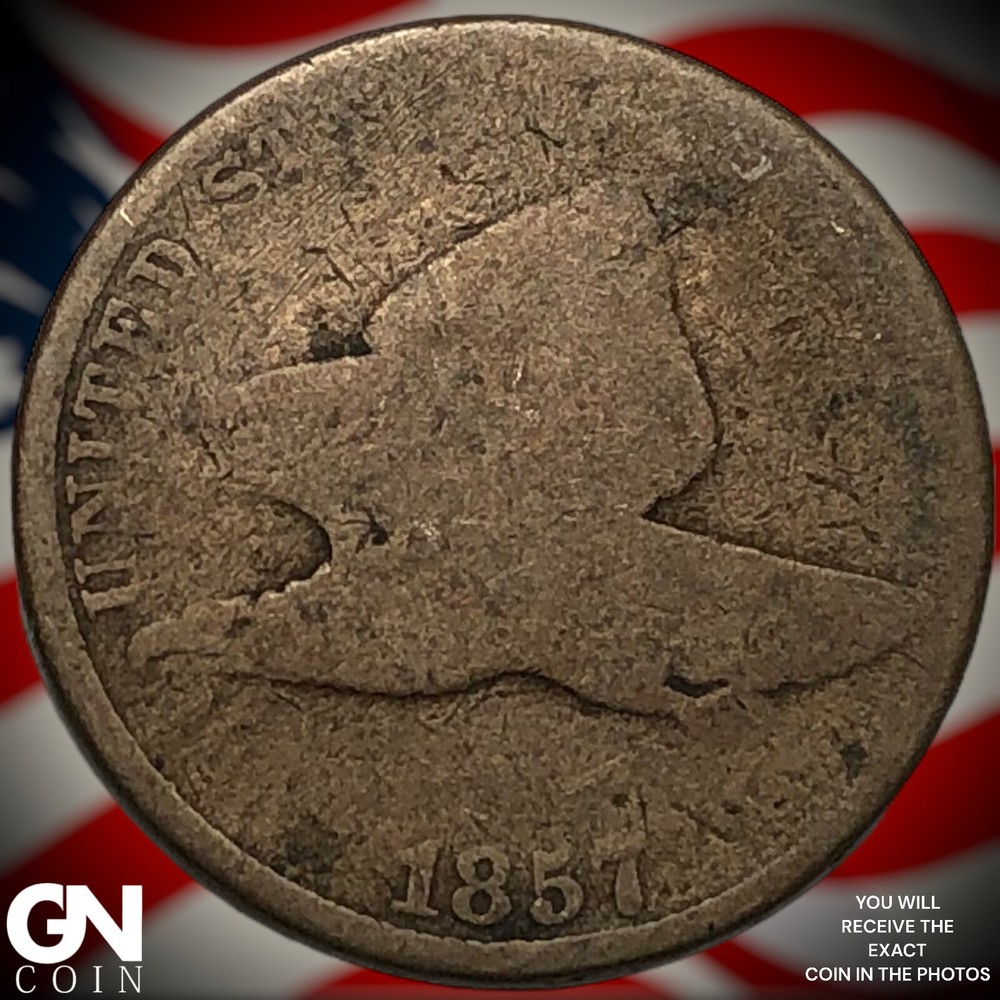 1857 Flying Eagle Cent Penny X2214