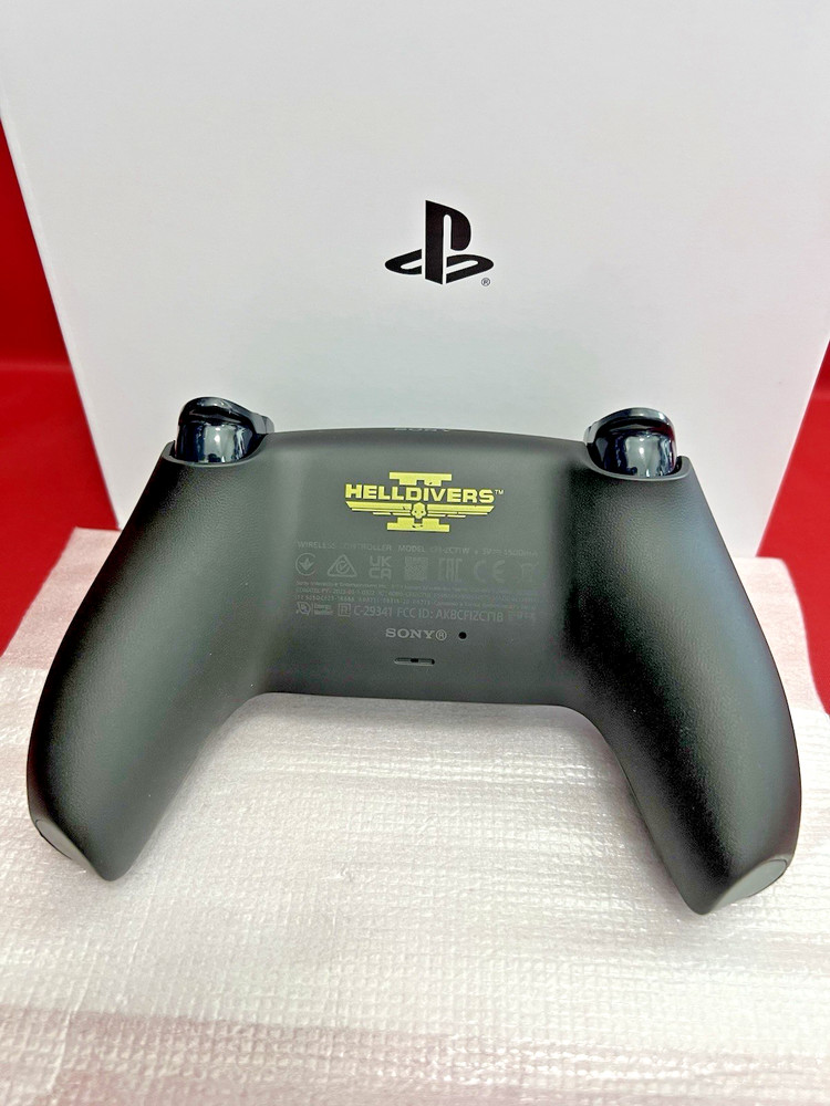 Sony PS5 DualSense Wireless Controller Helldivers 2 Limited Ed With TMR Joystick