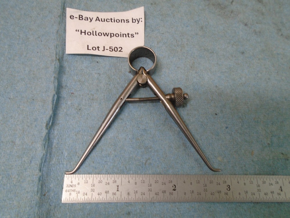 Starrett No. 274 Toolmakers' Inside Caliper Small 2-1/4" w Solid Screw Nut J502