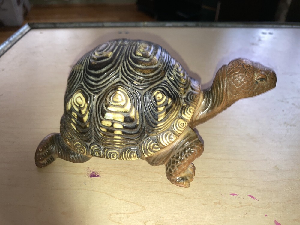 TURTLE 6” long figurine/Statue Excellent condition