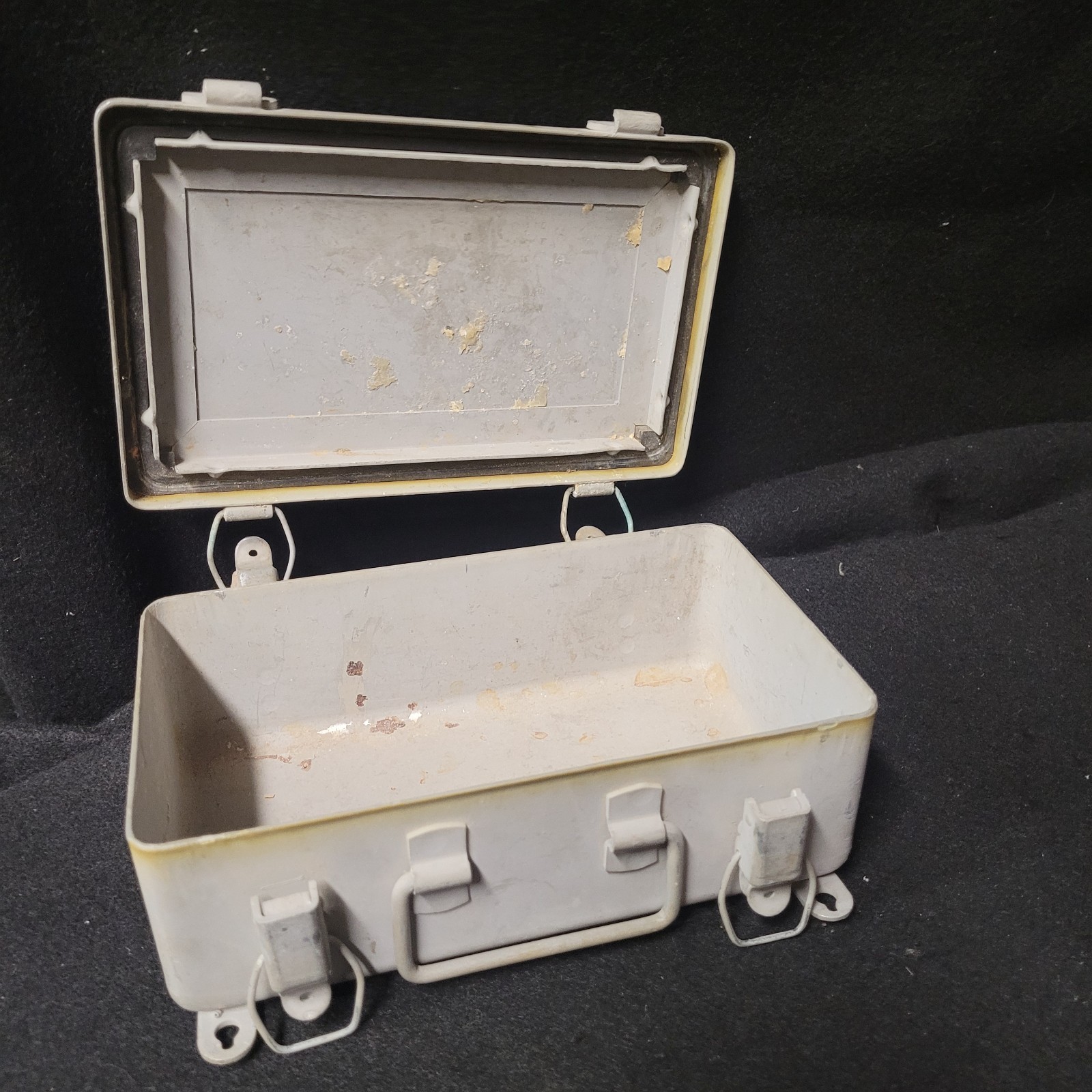 Surplus Military Aluminum Life Raft First Aid Kit Box, Navy, USAF, Aircraft