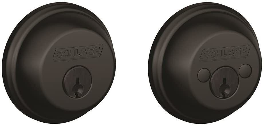 SCHLAGE Double Cylinder Deadbolt, B62N