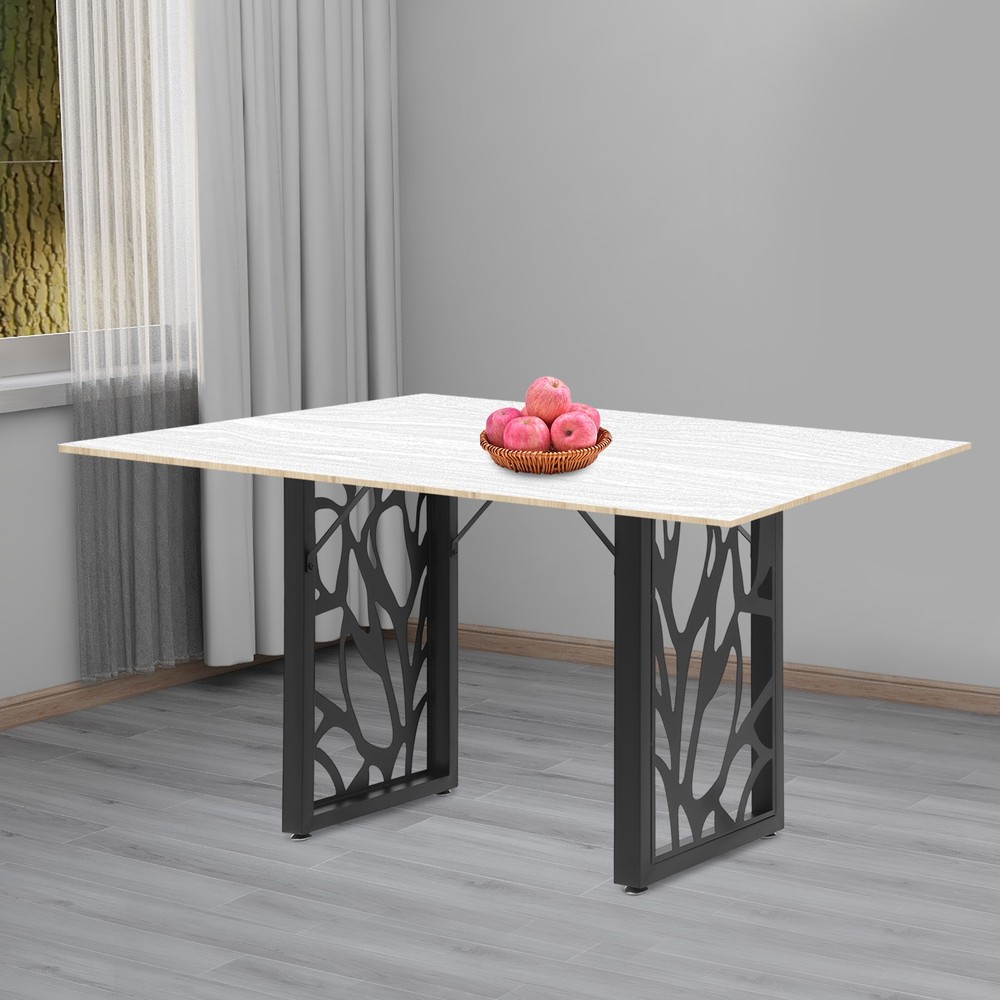 Table Legs 2PCS Desk Legs Metal Dining Rectangular Table Base for Bedrooms