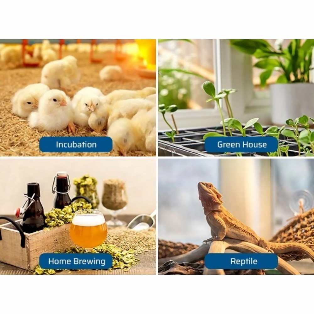 Temperature Controller Plug Digital 16A Thermostat For Pool Equipment Heating