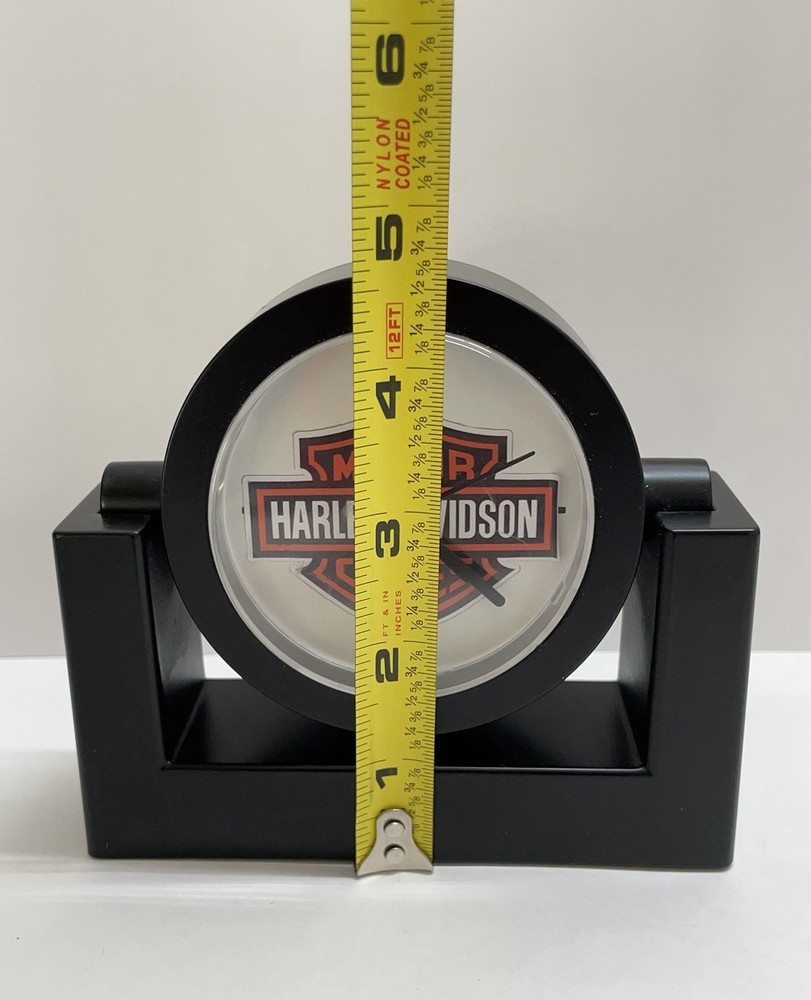 Harley Davison Quartz Desk Clock 5”