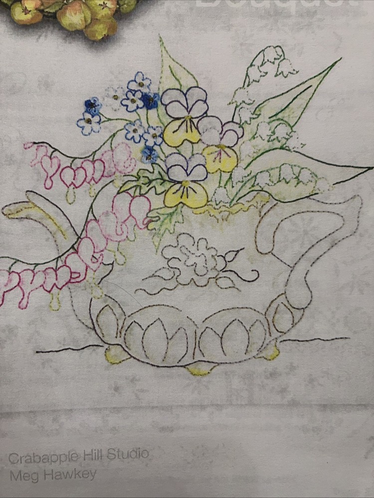 CRAB APPLE HILL - TEAPOT BOUQUET PATTERN ~ PRE-OWNED