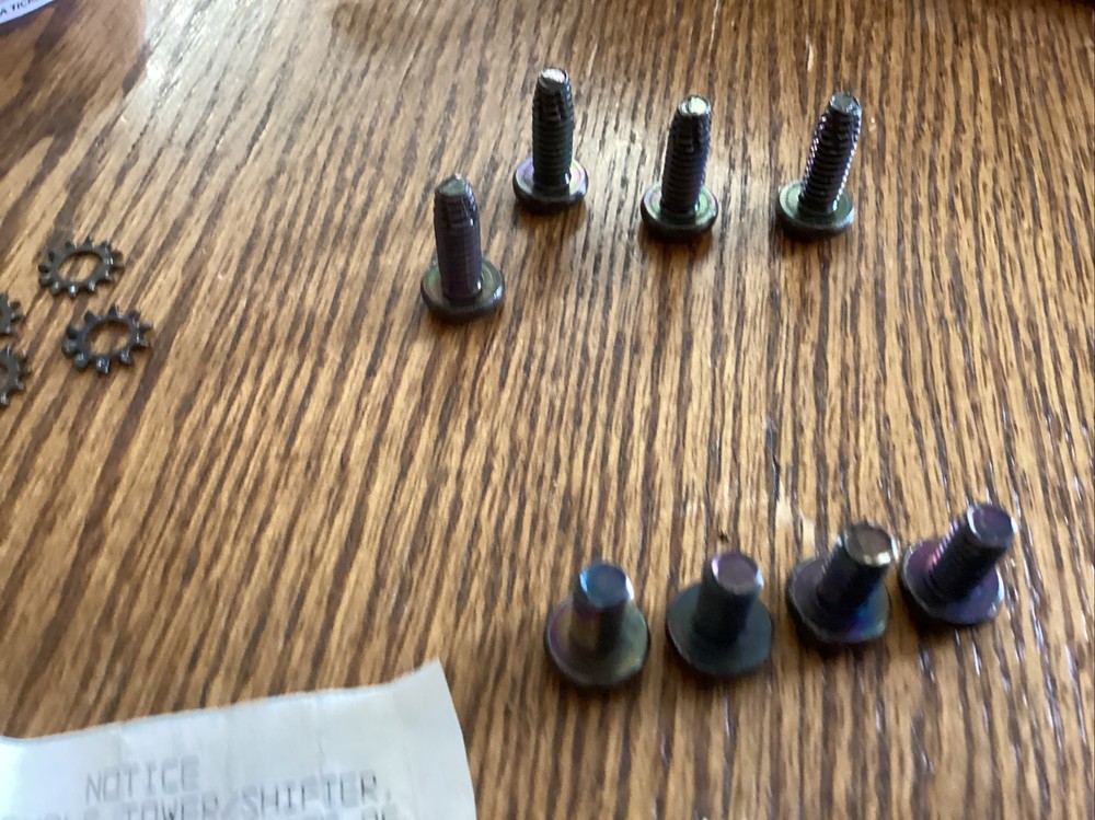 PTO CONTROL TOWER Screws New With Lock Washers