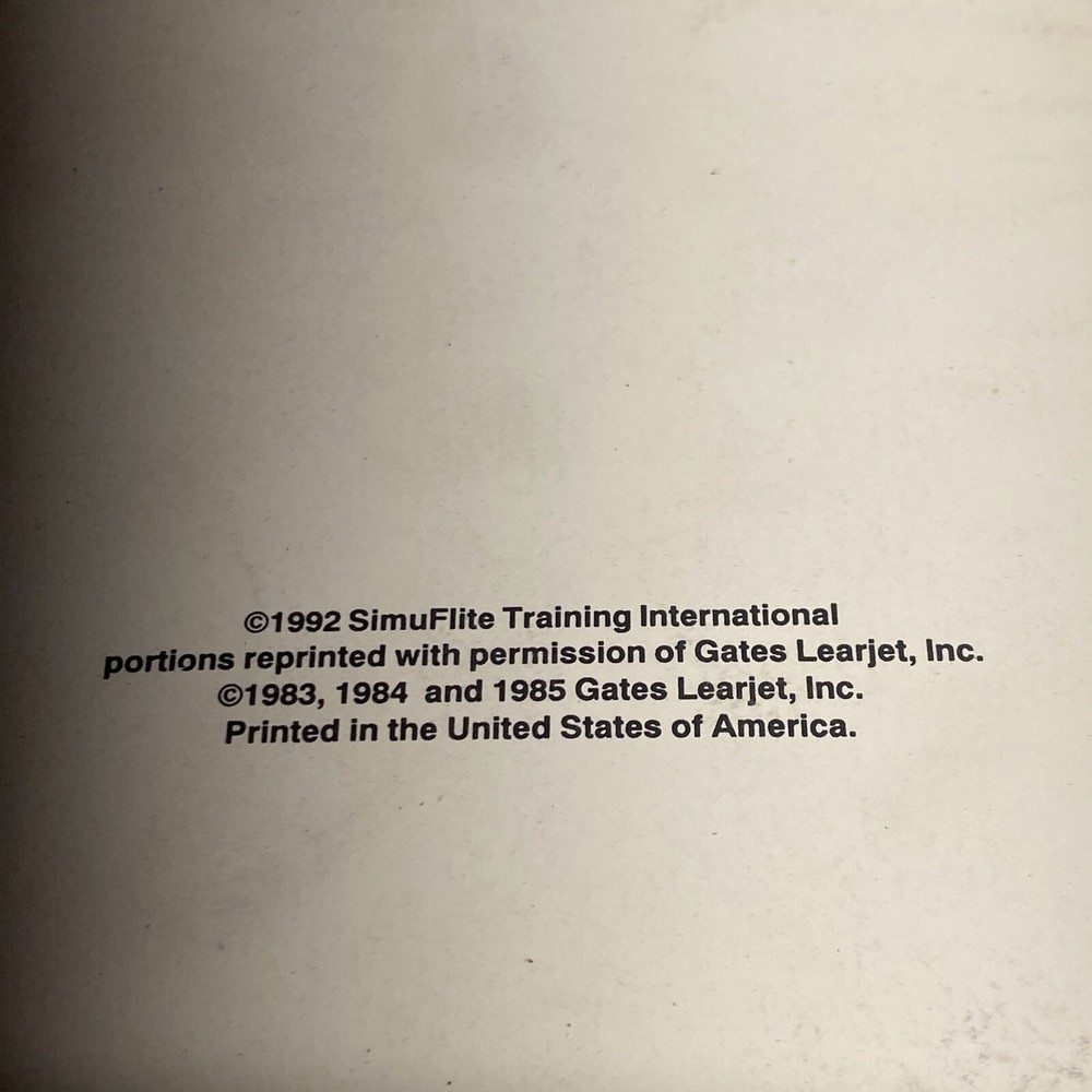 LearJet 24 Operating Handbook SimuFlite