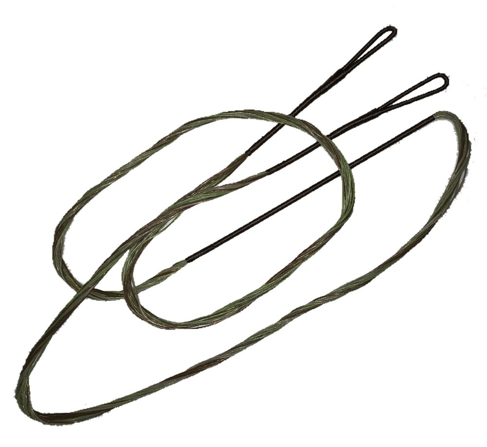 B-50 CAMO 16 STRAND RECURVE BOWSTRING BOW STRING ARCHERY - ACTUAL LENGTH STRING