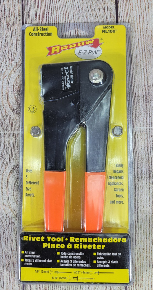 Arrow Rivet Tool E-Z Pull Model RL100 NEW