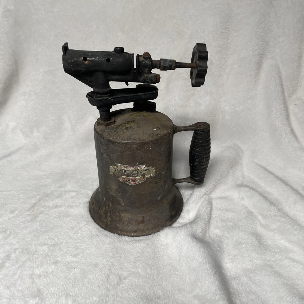 Vintage Brass Blow Torch 9” Untested