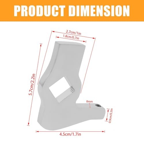 Adjustable Jiffy Stand Leg Stop - Replacement for Harley Chrome Kickstand