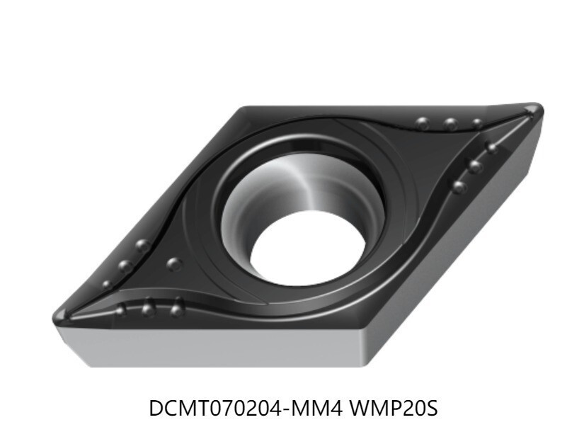 10  PCS  ORIGINAL  INSERTS     DCMT070204-MM4 WMP20S