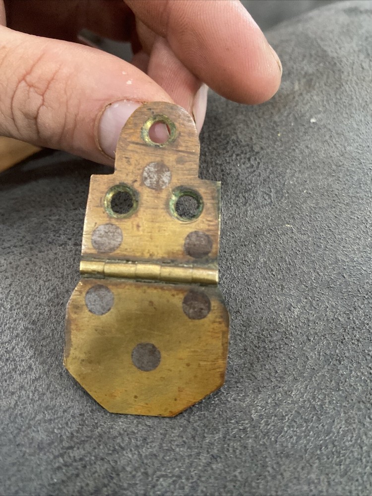 early black powder patch box all handmade