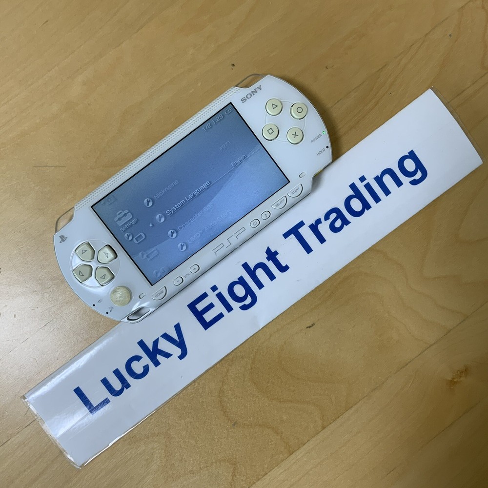 PSP 1000 Ceramic White Console only [H]