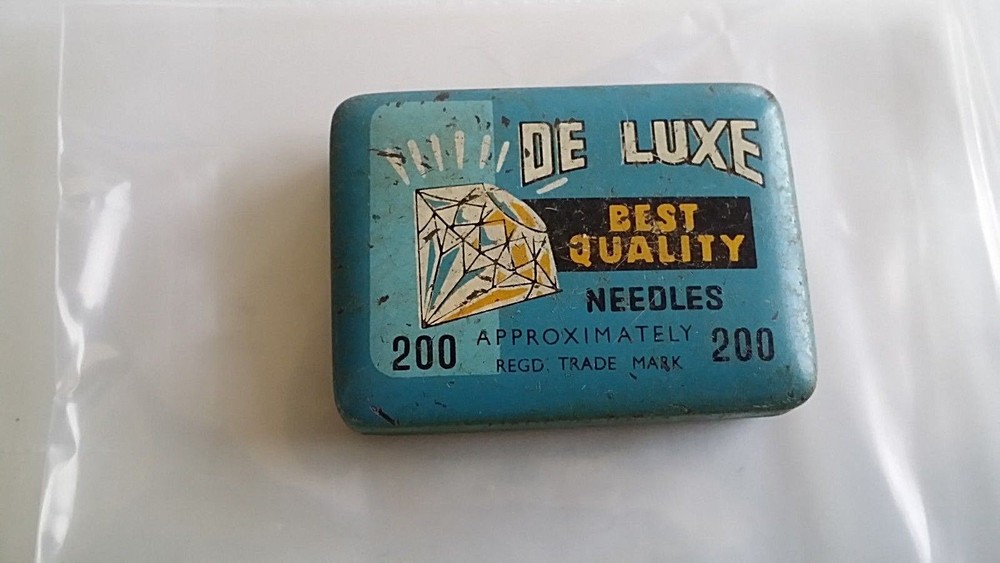 PG159 - Gramophone needles DE LUXE BEST QUALITY gramophone dots box EMPTY