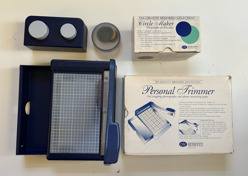 Creative Memories Personal Trimmer & Paper Punch Circle Maker