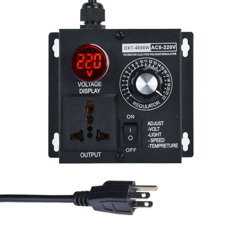 AC 110V/220V Input Voltage Electronic Voltage Regulator Fan Speed Controller